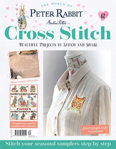 Peter Rabbit Cross Stitch Issue 62