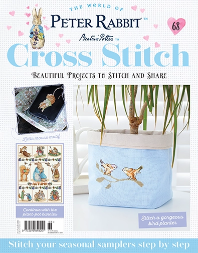 Peter Rabbit Cross Stitch Issue 68