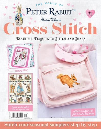 Peter Rabbit Cross Stitch Issue 71