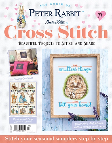 Peter Rabbit Cross Stitch Issue 77