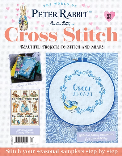 Peter Rabbit Cross Stitch Issue 83