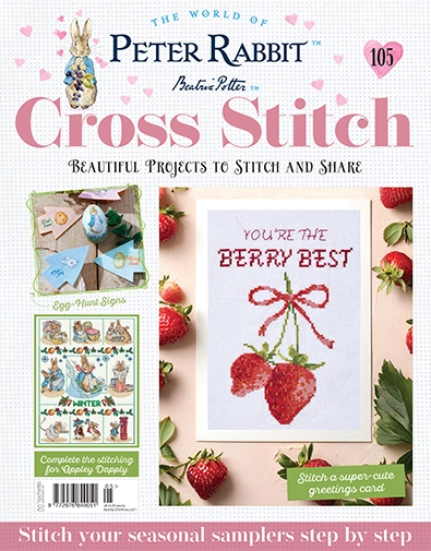 Peter Rabbit Cross Stitch Issue 105